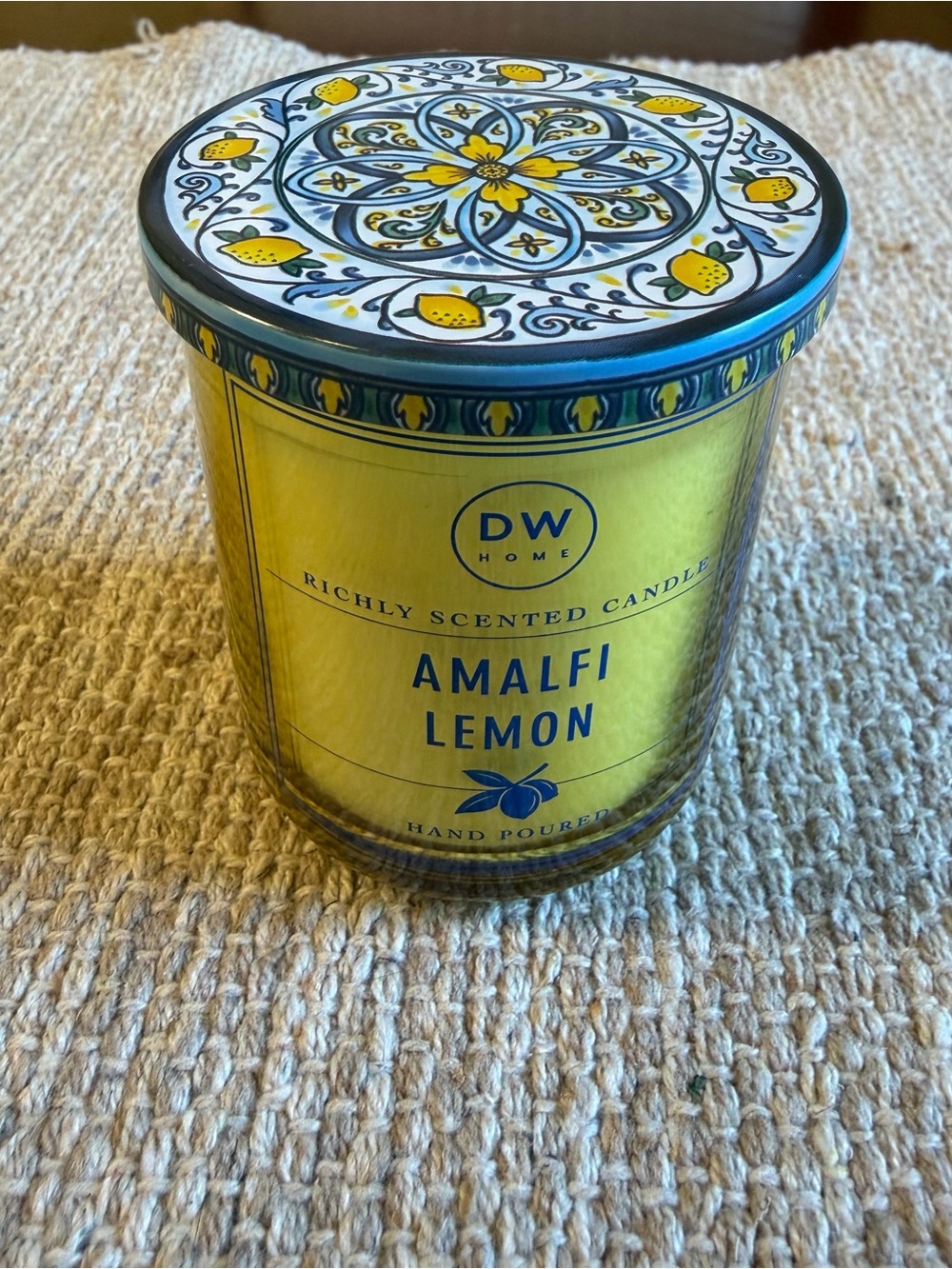 NEW Amalfi Lemon Small Hand Poured Jar Candle
